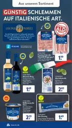 Gazetka promocyjna AldiSud - NÄCHSTE WOCHE - Gazetka - ważna od 02.09 do 02.09.2023 - strona 32 - produkty: aceto, aceto balsamico, aldi, aufschnitt, balsam, balsamico, cin, condimento, Condimento Bianco, dell, di bufala, eis, elle, essig, feinkost, flasche, gin, je 500-ml-flasche, mac, mortadella, mozzarella, pizza, Pizzateig, prosciutto, prosciutto cotto, reis, rel, rezept, rezepte, Ti