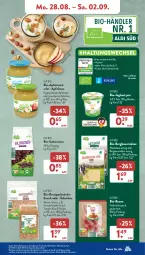 Gazetka promocyjna AldiSud - NÄCHSTE WOCHE - Gazetka - ważna od 02.09 do 02.09.2023 - strona 9 - produkty: aldi, alle artikel ohne dekoration, apfel, apfelmus, auer, bacon, Bau, Bauer, Becher, bio, bio-joghurt, dekoration, eis, elle, ente, Frühstücksspeck, gsw, joghur, joghurt, Käse, nuss, reis, sesam, snack, Speck, Ti, tomate, ZTE, zucker