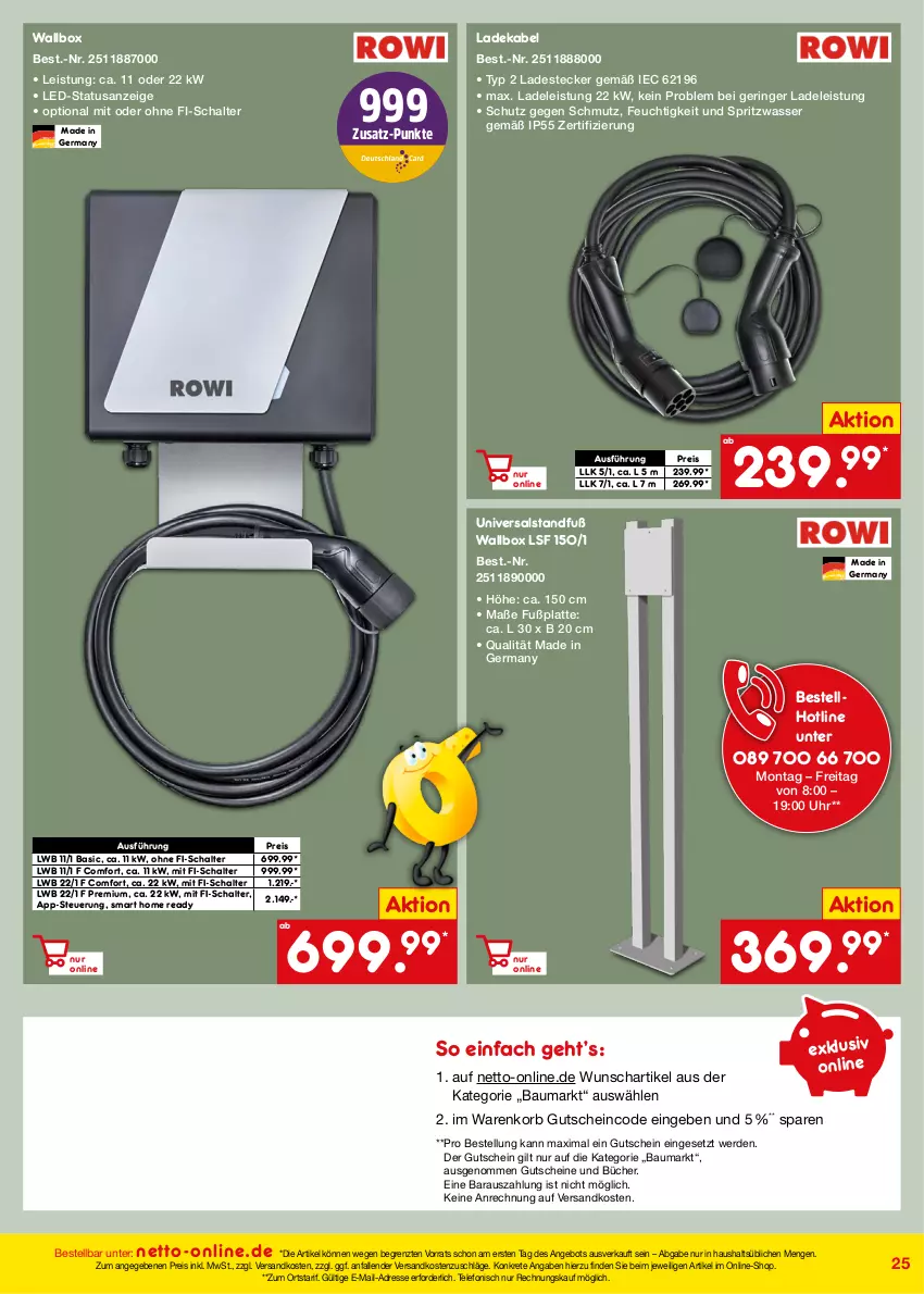 Aktueller Prospekt Netto Marken-Discount - Online-Angebote Juli - von 01.07 bis 31.07.2023 - strona 25 - produkty: angebot, Bau, deka, eis, erde, Germ, gutschein, gutscheine, korb, ladekabel, latte, ndk, reis, ring, Schal, telefon, Ti, uhr, wasser, ZTE