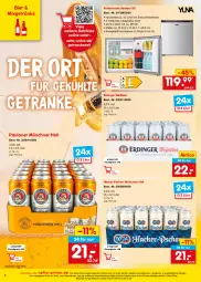 Gazetka promocyjna Netto Marken-Discount - Online-Angebote Juli - Gazetka - ważna od 31.07 do 31.07.2023 - strona 4 - produkty: angebot, Behälter, bestpreis, bier, eis, eiswürfel, erdinger, getränk, getränke, hacker pschorr, kühlschrank, Mixgetränk, ndk, Paula, paulaner, reis, Schrank, Ti, würfel, ZTE