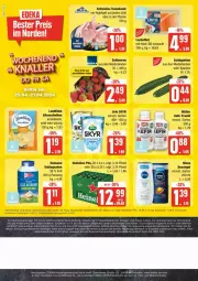 Gazetka promocyjna Edeka - Prospekte - Gazetka - ważna od 27.04 do 27.04.2024 - strona 20 - produkty: abholpreise, alle artikel ohne dekoration, angebot, angebote, arla, arla skyr, beere, beeren, bio, deka, dekoration, duschgel, eis, Elan, erdbeere, erdbeeren, filet, fleisch, frucht, grill, gurke, gurken, gutfleisch, heineken, Käse, käsescheiben, Kefir, lachs, lachsfilet, landliebe, Müller, nivea, pfanne, pils, reis, sahne, salat, Salatgurke, salatgurken, schlagsahne, schwein, schweine, Skyr, telefon, Ti, tisch, trolli, wein, weine, Yo, ZTE