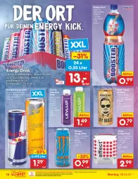 Gazetka promocyjna Netto Marken-Discount - Filial-Angebote - Gazetka - ważna od 13.05 do 13.05.2023 - strona 18 - produkty: bestpreis, drink, Effect, eis, energy drink, erfrischungsgetränk, getränk, gin, monster, Monster Energy, ndk, red bull, reis, tee, Ti, zucker