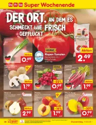 Gazetka promocyjna Netto Marken-Discount - Filial-Angebote - Gazetka - ważna od 13.05 do 13.05.2023 - strona 30 - produkty: asti, bestpreis, Birnen, braun, champignon, chiquita, eis, fleisch, Lauchzwiebel, mango, ndk, pfirsich, pfirsiche, radieschen, reis, rhabarber, Schal, Schale, Ti, tomate, tomaten, zwiebel