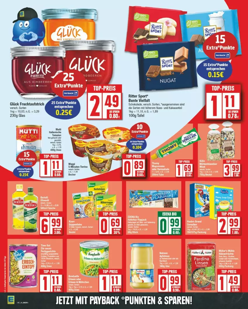 Aktueller Prospekt Edeka - Prospekte - von 10.02 bis 15.02.2025 - strona 14 - produkty: aufstrich, Becher, eis, frucht, fruchtaufstrich, gin, maggi, Mutti, nuss, ritter, ritter sport, schoko, schokolade, Sport, terrine, Ti, tomate, tomaten