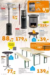 Gazetka promocyjna  - Gazetka - ważna od 03.01 do 03.01.2026 - strona 4 - produkty: auer, bambus, Bank, beutel, bier, Bierzeltgarnitur, eis, feuerschale, flasche, garnitur, grill, Grillkohle, Holz, Kamin, lack, lebensmittel, LG, piezo-zündung, Ria, rückenlehne, Schal, Schale, Stehtischhussen, Ti, tisch, Zelt