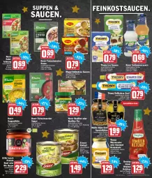 Gazetka promocyjna Aez - Prospekte - Gazetka - ważna od 18.12 do 18.12.2021 - strona 14 - produkty: beutel, bio, delikatess sauce, delikatess senf, develey, dijon-senf, eintopf, eis, elle, erasco, feinkost, feinschmecker, flasche, gin, ketchup, knorr, maggi, maille, mayonnaise, reis, remoulade, salat, sauce, saucen, schlemmersauce, senf, Spezi, suppe, suppen, suppenliebe, teller, thomy, thomy les sauces, Ti, topf, Yo