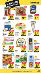 Gazetka promocyjna Netto - Woche 22 - Gazetka - ważna od 01.06 do 01.06.2024 - strona 25 - produkty: Becher, Berger, brie, brötchen, butter, géramont, gin, hering, Herings, iglo, knacker, knoblauch, Knoblauchbutter, kondensmilch, kräuter, kuchen, milch, original wagner, pizza, ponnath, radeberger, rama, riegel, ring, salat, schinken, spinat, spreewälder, Ti, wagner, würstchen