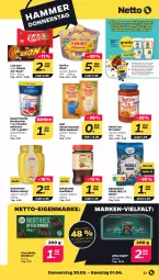 Gazetka promocyjna Netto - Woche 22 - Gazetka - ważna od 01.06 do 01.06.2024 - strona 27 - produkty: after eight, aufstrich, Bau, Blüte, eis, frucht, fruchtaufstrich, gutschein, gutscheine, haribo, honig, kitkat, konfitüre, lion, mac, mint, müsli, nordzucker, reis, Soße, Sweet Family, Ti, zucker