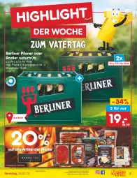 Gazetka promocyjna Netto Marken-Discount - Filial-Angebote - Gazetka - ważna od 20.05 do 20.05.2023 - strona 3 - produkty: angebot, berliner, bestpreis, eis, natur, oder radler, pils, pilsner, radler, reis, Ti, ZTE