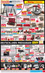 Gazetka promocyjna Norma - Norma - Gazetka - ważna od 20.11 do 20.11.2023 - strona 3 - produkty: adapter, auer, auto, Autoradio, Bebe, Behälter, Bohrer-Set, Bohrerset, bürste, eis, elle, Fahrrad, garnitur, Garten, gin, gsw, Handhobel, handschuhe, Heu, Holz, HP, Kehrgarnitur, Kette, kleid, Kleidung, lachs, latte, LG, ndk, Radio, Reinigung, reis, reiss, riegel, ring, rwe, säge, Schal, schuhe, Sport, steckdose, Steckdosenleiste, Steckschlüsselsatz, stuhl, teller, Ti, tisch, uhr, wasser, werkzeug, werkzeuge, Zangen