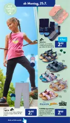 Gazetka promocyjna AldiSud - NÄCHSTE WOCHE - Gazetka - ważna od 30.07 do 30.07.2022 - strona 16 - produkty: aldi, bett, dell, elle, gin, Kinder, leggings, Mode, pantolette, pantoletten, Ria, söckchen, Ti