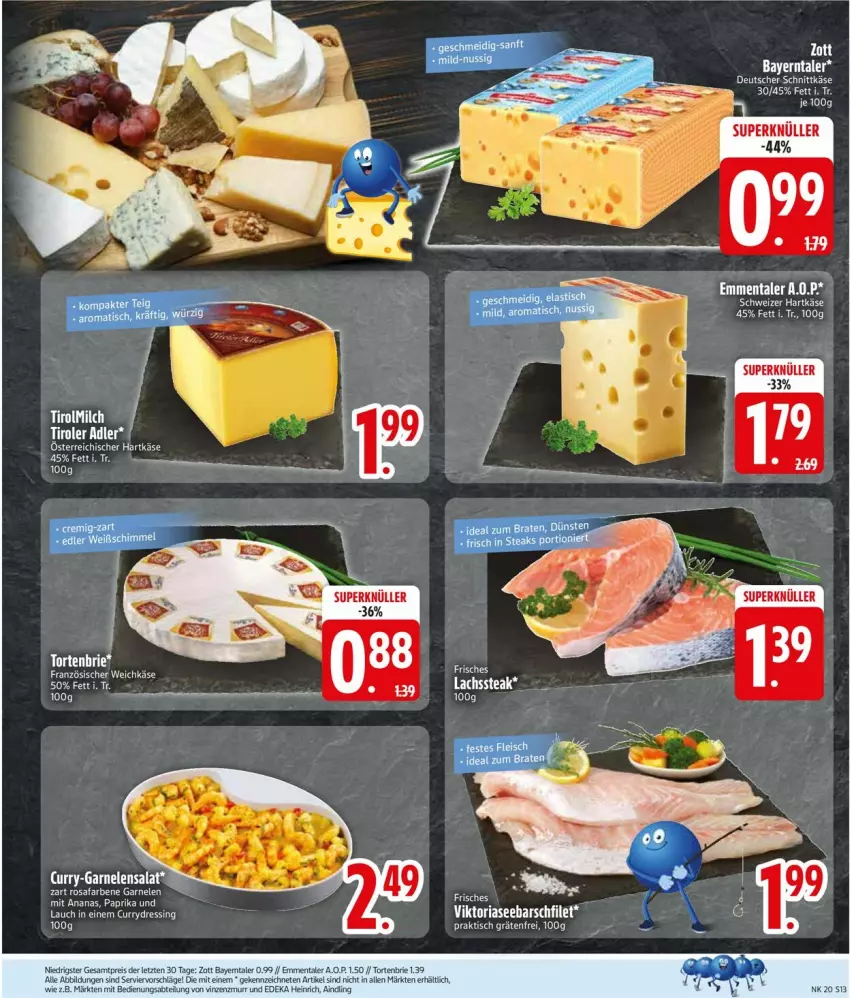 Aktueller Prospekt Edeka - Prospekte - von 12.05 bis 17.05.2025 - strona 13 - produkty: Abtei, ananas, brie, curry, deka, dressing, eis, emmentaler, filet, französischer weichkäse, hartkäse, Käse, LG, paprika, reis, Ria, Ti, tisch, torte, weichkäse