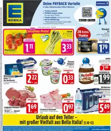 Gazetka promocyjna Edeka - Prospekte - Gazetka - ważna od 17.05 do 17.05.2025 - strona 1 - produkty: almighur, almighurt, aufschnitt, Becher, bier, bierschinken, braten, butter, coupon, coupons, creme, deka, ehrmann, eis, elle, frischwurst-aufschnitt, gulasch, jungbullen, LG, mövenpick, nuss, nuss-nugat-creme, nutella, payback, rind, rispentomaten, rouladen, schinken, spargel, Streichzart, teller, Ti, tomate, tomaten, weihenstephan, wurst