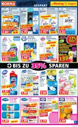 Gazetka promocyjna Norma - Norma - Gazetka - ważna od 19.08 do 19.08.2024 - strona 5 - produkty: auto, beere, beutel, bier, bio, biozidprodukte, Blüte, cassis, eis, ente, Fettlöser, flasche, fritteuse, Garten, grapefruit, grill, Heißluftfritteuse, himbeer, himbeere, hygienespüler, kraft, Kugel, lufterfrischer, mango, orange, orangen, perlen, pfirsich, Pods, pril, Rauch, reiniger, reis, rwe, Schal, Schale, schlauch, Ti, tisch, Trockner, tuc, tücher, vanille, waschmittel, wc-gel, weichspüler, Wild, wild berry, zitrone, zitronen