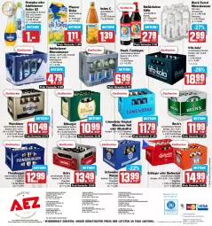 Gazetka promocyjna Aez - Prospekte - Gazetka - ważna od 06.05 do 06.05.2023 - strona 16 - produkty: adelholzener, AEZ, alkohol, Alwa, Astra, bitburger, black forest, buch, budweiser, burger, drucker, eis, eistee, elle, Engel, ente, erdinger, fisch, flasche, flensburger, fritz, fritz-kola, Germ, gin, glasflasche, Hohes C, Holz, kerze, lack, mineralwasser, natur, orangina, perla, perlen, pfanne, Pfanner, reis, rel, ring, rum, säfte, Staatl. Fachingen, steiner, tee, teller, Ti, uhr, warsteiner, wasser, ZTE