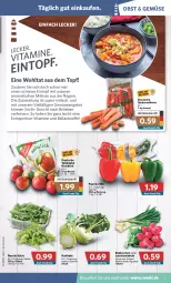 Gazetka promocyjna Combi - Prospekte - Gazetka - ważna od 05.02 do 05.02.2022 - strona 3 - produkty: angebot, ball, beutel, cola, eintopf, eis, kohlrabi, Lauchzwiebel, lauchzwiebeln, möhren, obst, paprika, paprika mix, radieschen, rucola, salat, Schal, Schale, speisemöhren, tafeläpfel, Ti, tisch, topf, vita, Vitamine, zwiebel, zwiebeln