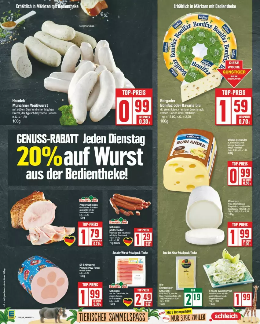 Aktueller Prospekt Edeka - Prospekte - von 16.09 bis 21.09.2024 - strona 6 - produkty: aeg, eis, houdek, LG, pastete, Paw Patrol, reis, tee, Ti, top-preis, wurst