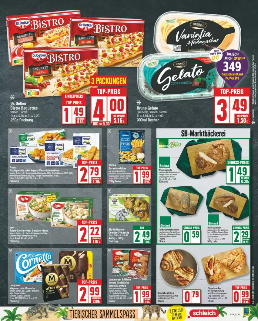 Aktueller Prospekt Edeka - Prospekte - von 16.09 bis 21.09.2024 - strona 7 - produkty: baguette, Dr. Oetker, eis, magnum, nuss, reis