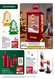 Gazetka promocyjna Aldi Nord - Deko und Geschenke - Gazetka - ważna od 27.12 do 27.12.2023 - strona 12 - produkty: aldi, auer, batterie, dell, elle, gin, kerze, laterne, LED-Kerze, Mode, Ti, timer, ZTE