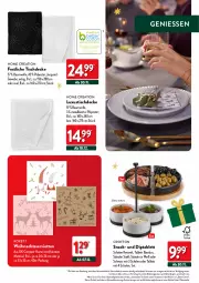 Gazetka promocyjna Aldi Nord - Deko und Geschenke - Gazetka - ważna od 27.12 do 27.12.2023 - strona 29 - produkty: bambus, Bau, baumwolle, bett, Crofton, decke, dip, eis, gin, Ria, rwe, Schal, Schale, Serviette, servietten, snack, tablet, tablett, Ti, tisch, tischdecke, wolle, ZTE