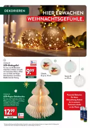 Gazetka promocyjna Aldi Nord - Deko und Geschenke - Gazetka - ważna od 27.12 do 27.12.2023 - strona 4 - produkty: batterie, batterien, beleuchtung, Dekoleuchte, dell, Draht, elle, gin, Glaskugel, Kette, Kugel, Leuchte, lichterkette, Mode, papier, Ti, timer, ZTE