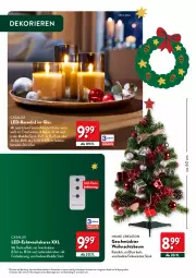 Gazetka promocyjna Aldi Nord - Deko und Geschenke - Gazetka - ważna od 27.12 do 27.12.2023 - strona 8 - produkty: batterie, Bau, dell, elle, fernbedienung, gin, kerze, lack, Lacke, LED-Kerze, Mode, Ria, Ti, timer, Weihnachtsbaum, ZTE