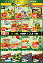 Gazetka promocyjna Norma - Norma - Gazetka - ważna od 18.07 do 18.07.2022 - strona 11 - produkty: apfel, auer, beere, beeren, Blüte, bratwurst, burger, chili, dijon-senf, eier, eis, essig, flasche, Germ, gin, grana, granatapfel, gurke, gurken, Hausmacher, heidelbeere, heidelbeeren, HP, jagdwurst, Kaiser, kirsch, kirsche, kirschen, knacker, Knödel, krakauer, kuchen, kühlregal, leberwurst, mac, mandel, Meister, natur, Pfannkuchen, pfeffer, radler, Rana, regal, reis, ring, rispentomaten, Rotwurst, rouladen, sac, Schaumzucker, schwein, senf, Spezi, spitzenqualität, spreewälder, spreewaldhof, spülmittel, steak, Ti, tiefpreis, tomate, tomaten, Tüte, waldmeister, wein, wurst, zitrone, zucker