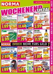 Gazetka promocyjna Norma - Norma - Gazetka - ważna od 18.07 do 18.07.2022 - strona 15 - produkty: Bad, batterie, batterien, Becher, blume, blumen, bügel, citrus, duschbad, flasche, Goldmais, honig, irish whiskey, kirsch, kraft, kräuter, lavendel, LG, mais, Maschinenpfleger, pudding, reiniger, riegel, schoko, schokolade, sonnenblume, sonnenblumen, Soße, Spezi, spülmaschinen, spülmaschinentabs, Ti, tisch, WC-Steine, whiskey, zitrone