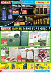 Gazetka promocyjna Norma - Norma - Gazetka - ważna od 18.07 do 18.07.2022 - strona 2 - produkty: Alcon, Alwa, auer, Bau, baumwolle, Bebe, beleuchtung, brie, buch, einkaufskorb, eis, elle, ente, Garten, gin, Kette, Kinder, Kinderbuch, kissen, korb, Körbchen, lebensmittel, leds, leine, Leuchte, lichterkette, mac, Mett, natur, ndk, Nordsee, pflanze, pflanzen, reis, Schmetterling, sitzkissen, Tasche, taschen, Taschenbuch, Teleskop, Ti, Tiere, tisch, wasser, weber, wolle