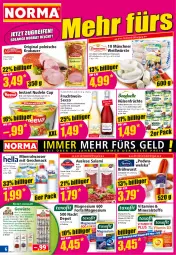 Gazetka promocyjna Norma - Norma - Gazetka - ważna od 18.07 do 18.07.2022 - strona 6 - produkty: Alwa, apfel, auer, Becher, beere, beutel, Blaubeer, blaubeere, bohne, bohnen, Brühwurst, ecco, erbsen, flasche, frucht, früchte, gewürz, gin, grana, granatapfel, hülsenfrüchte, johannisbeere, kichererbsen, kidney, kidney bohnen, kirsch, kirsche, krakauer, kühlregal, LG, linsen, mac, magnesium, mango, mineralwasser, Muskatnuss, nudel, nudeln, nuss, orange, pfeffer, Rana, regal, rind, salami, senf, Ti, vita, Vitamin B, Vitamin D, Vitamine, wasser, wein, Weißwurst, Wels, wurst