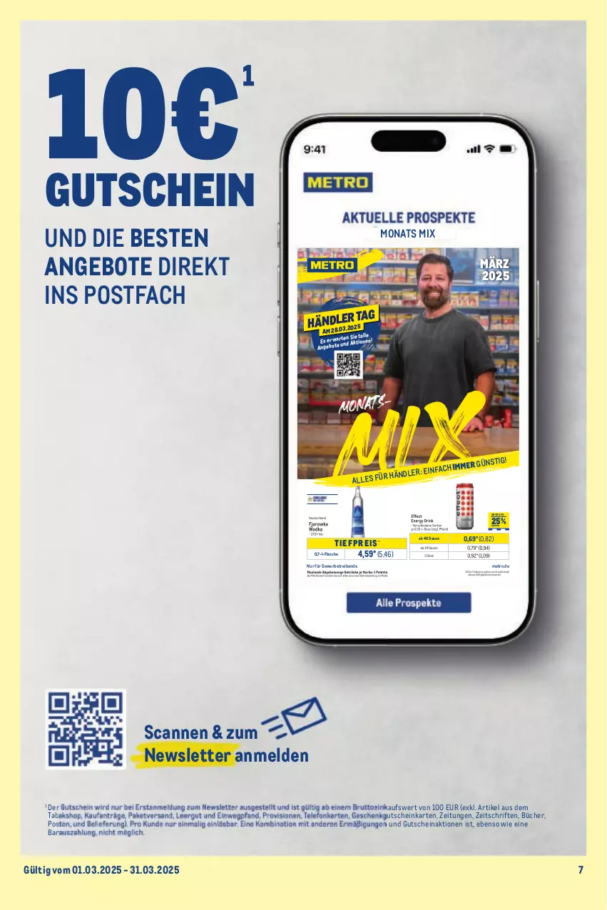 Aktueller Prospekt Metro - Monats-Mix - von 01.03 bis 31.03.2025 - strona 7 - produkty: angebot, angebote, brut, Effect, eis, gutschein, reis, telefon, Ti, tiefpreis