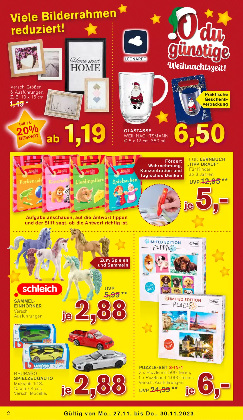 Aktueller Prospekt Kodi - Prospekte - von 25.11 bis 30.11.2023 - strona 2 - produkty: auto, bilderrahmen, buch, dell, elle, Kinder, Mode, Puzzle, Spiele, spielzeug, tasse, Ti, tisch