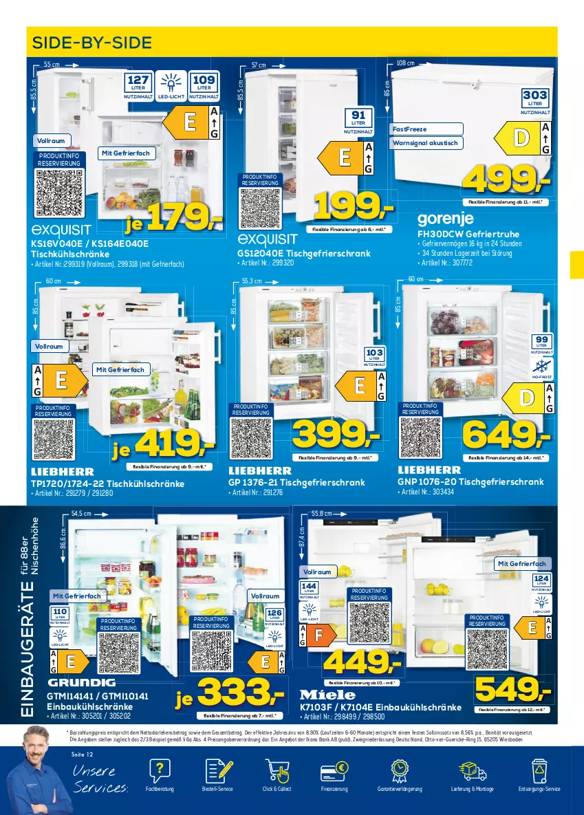 Aktueller Prospekt Berlet - Achtung!  - von 05.03 bis 11.03.2022 - strona 12 - produkty: angebot, Bad, Bank, Bau, eis, elle, gefrierfach, gefrierschrank, led-licht, reis, ring, Schrank, Signal, Ti, tisch