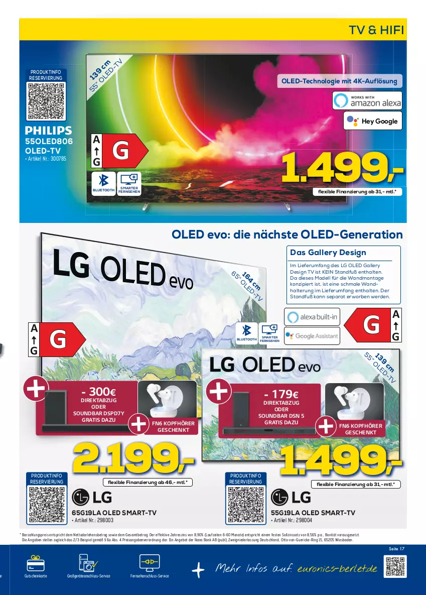 Aktueller Prospekt Berlet - Achtung!  - von 05.03 bis 11.03.2022 - strona 17 - produkty: angebot, Bad, Bank, dell, eis, elle, erde, gutschein, kopfhörer, LG, Mode, Oled-TV, reis, ring, rum, soundbar, Ti, wandhalterung