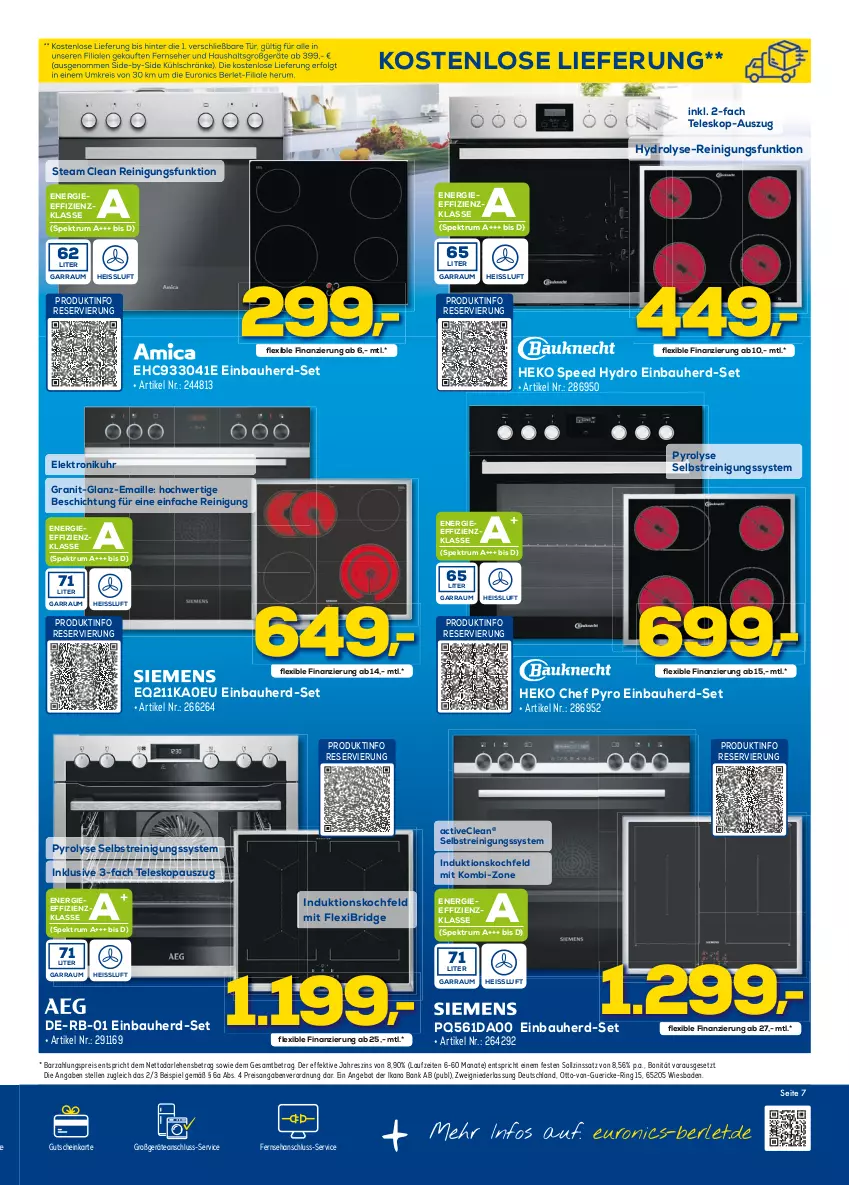 Aktueller Prospekt Berlet - Achtung!  - von 05.03 bis 11.03.2022 - strona 7 - produkty: angebot, Bad, Bank, Bau, einbauherd, einbauherd-set, eis, Elektro, elle, fernseher, garraum, gutschein, induktionskochfeld, kochfeld, LG, maille, Reinigung, reis, ring, rum, spee, Spektrum, Teleskop, Ti, uhr