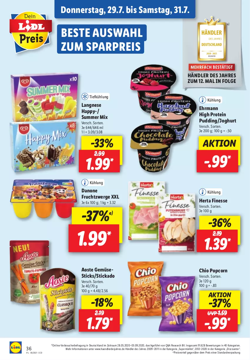 Aktueller Prospekt Lidl - Aktionsprospekt - von 26.07 bis 31.07.2021 - strona 36