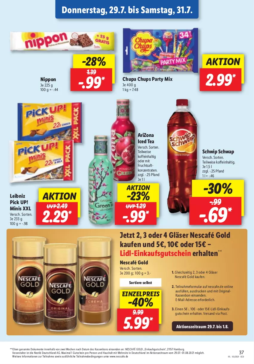 Aktueller Prospekt Lidl - Aktionsprospekt - von 26.07 bis 31.07.2021 - strona 37