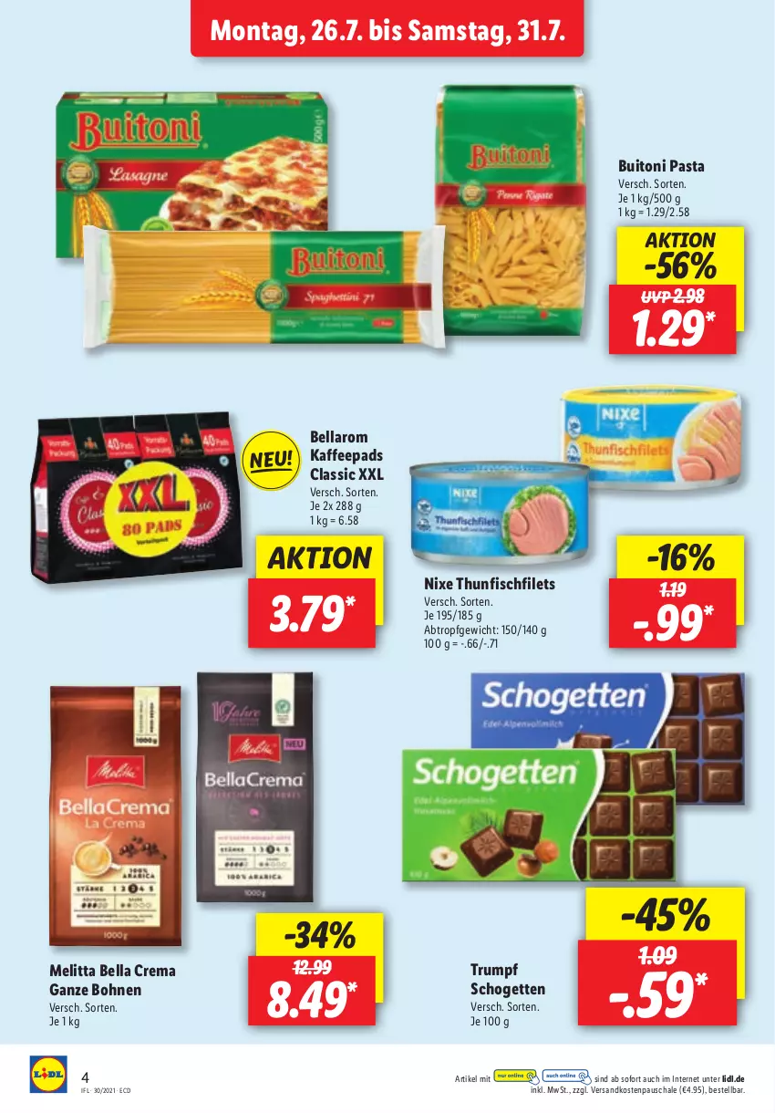 Aktueller Prospekt Lidl - Aktionsprospekt - von 26.07 bis 31.07.2021 - strona 4