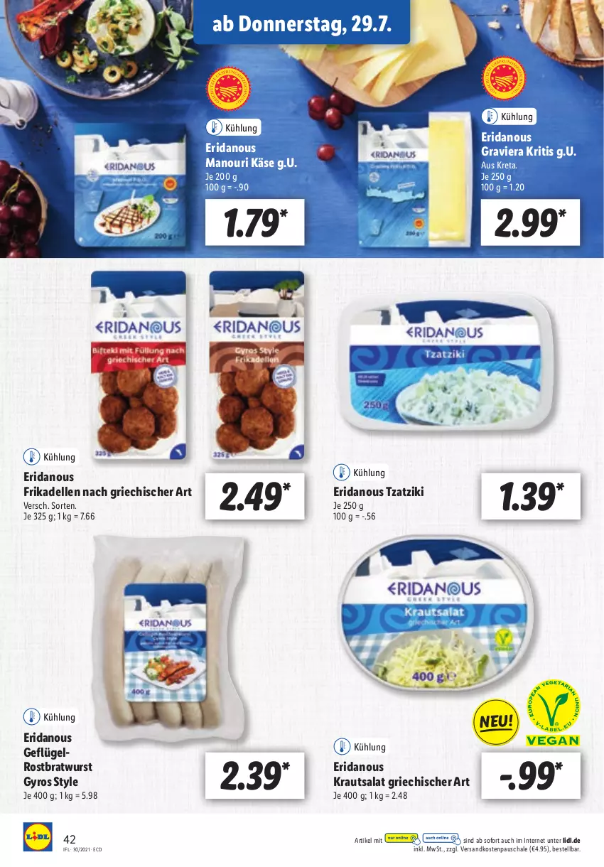 Aktueller Prospekt Lidl - Aktionsprospekt - von 26.07 bis 31.07.2021 - strona 42