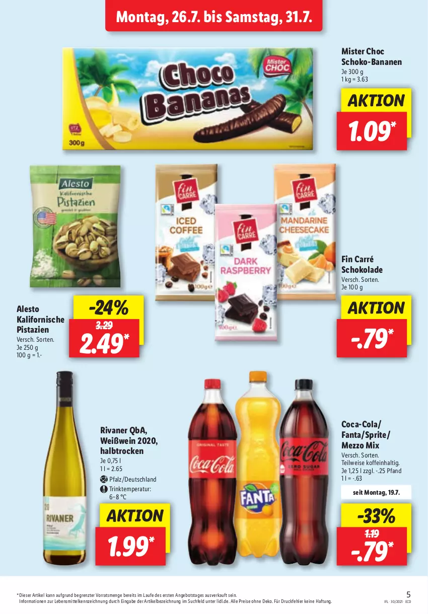 Aktueller Prospekt Lidl - Aktionsprospekt - von 26.07 bis 31.07.2021 - strona 5