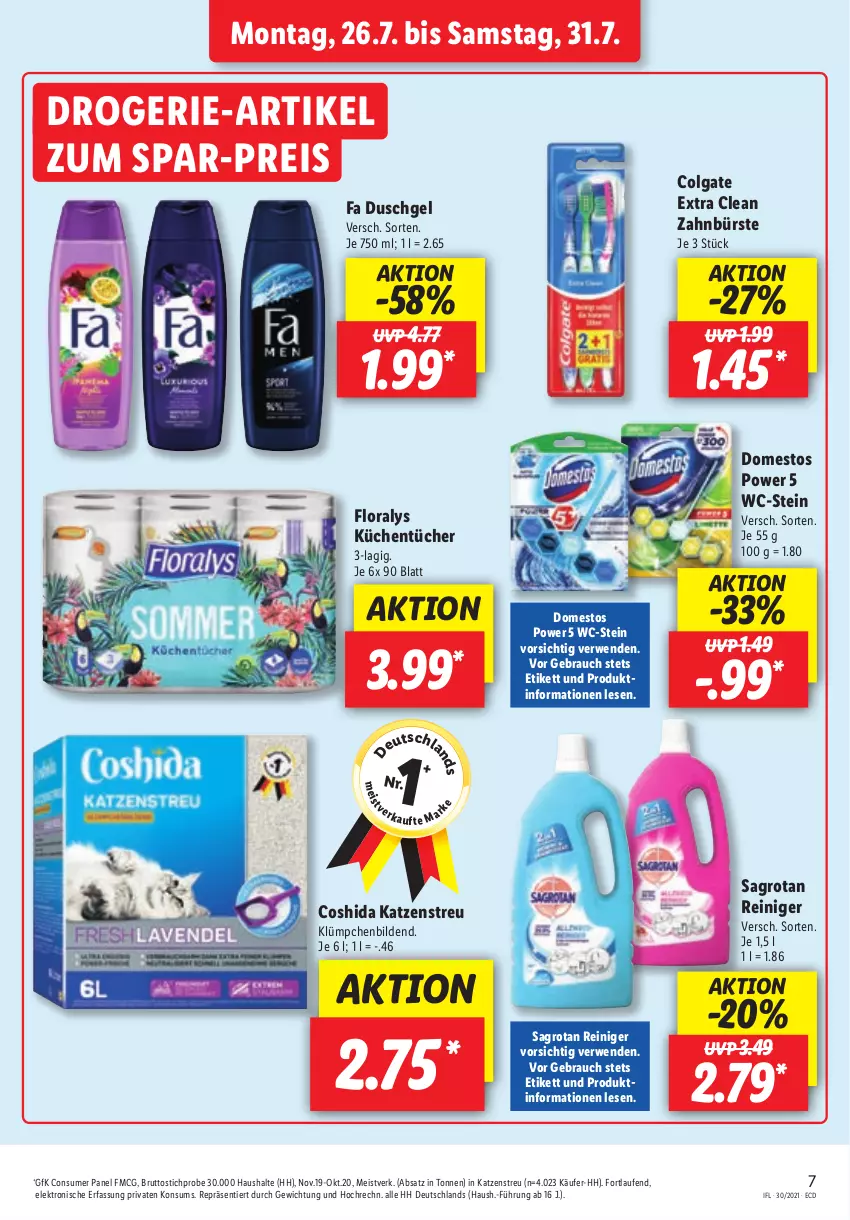 Aktueller Prospekt Lidl - Aktionsprospekt - von 26.07 bis 31.07.2021 - strona 7