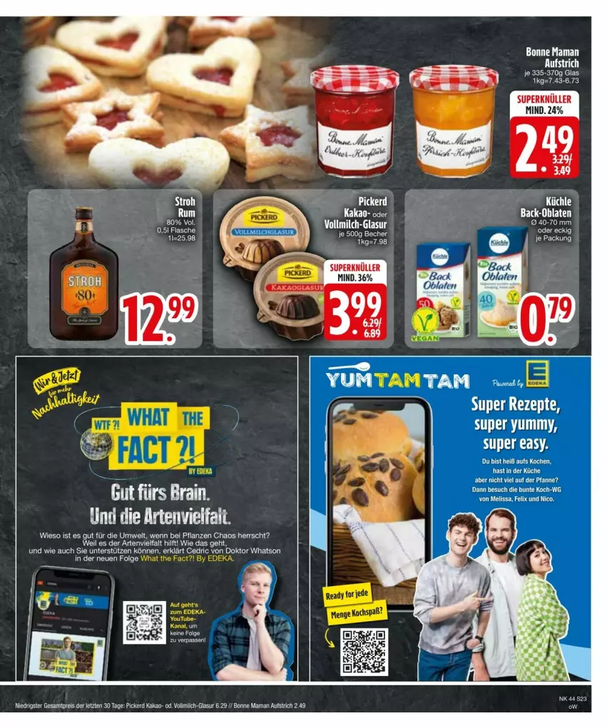 Aktueller Prospekt Edeka - Prospekte - von 27.10 bis 04.11.2024 - strona 25 - produkty: aufstrich, Becher, deka, eis, elle, flasche, kakao, LG, mam, pfanne, pflanze, pflanzen, reis, rezept, rezepte, Yo, ZTE