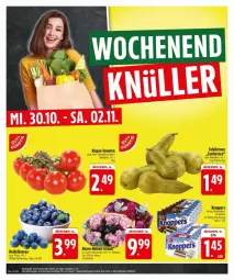 Gazetka promocyjna Edeka - Prospekte - Gazetka - ważna od 04.11 do 04.11.2024 - strona 28 - produkty: beere, beeren, Birnen, heidelbeere, heidelbeeren, knoppers, LG, nuss, Ria, rosen, schnitten, tafelbirnen, Ti, tomate, tomaten