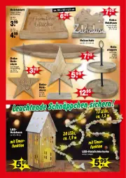 Gazetka promocyjna  - Prospekte - Gazetka - ważna od 09.11 do 09.11.2024 - strona 3 - produkty: elle, Etagere, Holz, Kette, Leuchte, leuchten, lichterkette, Schal, Schale, Schriftzug, tablet, tablett, teller, Ti, timer, ZTE