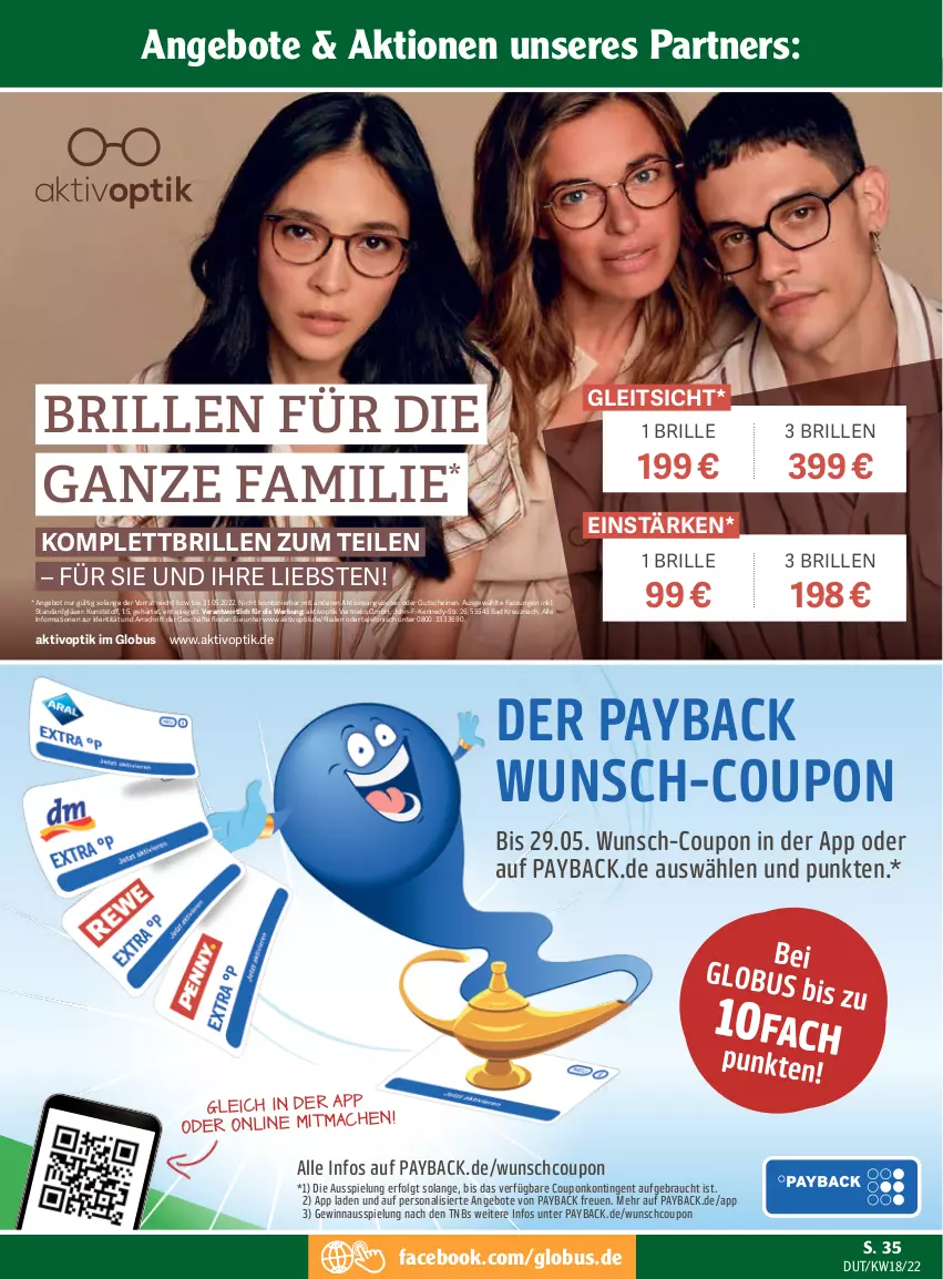 Aktueller Prospekt Globus - Prospekte - von 02.05 bis 07.05.2022 - strona 39 - produkty: angebot, angebote, Bad, Brille, coupon, Gläser, gutschein, gutscheine, LG, payback, Persona, Rauch, spiegel, telefon, Ti