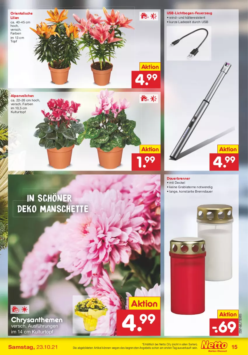 Aktueller Prospekt Netto Marken-Discount - Filial Angebote - von 18.10 bis 23.10.2021 - strona 15