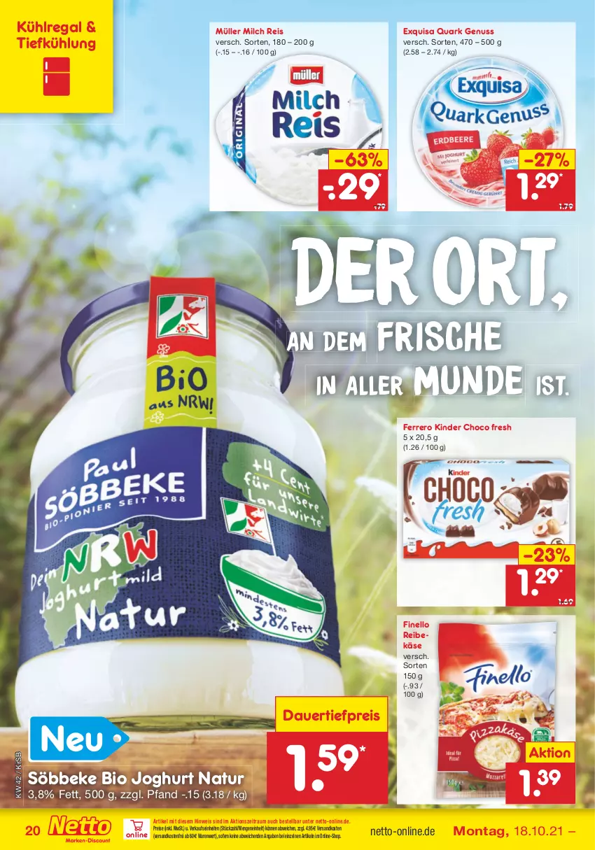 Aktueller Prospekt Netto Marken-Discount - Filial Angebote - von 18.10 bis 23.10.2021 - strona 20