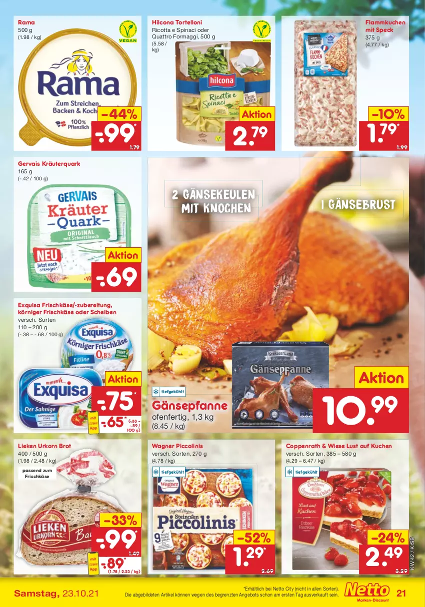 Aktueller Prospekt Netto Marken-Discount - Filial Angebote - von 18.10 bis 23.10.2021 - strona 21