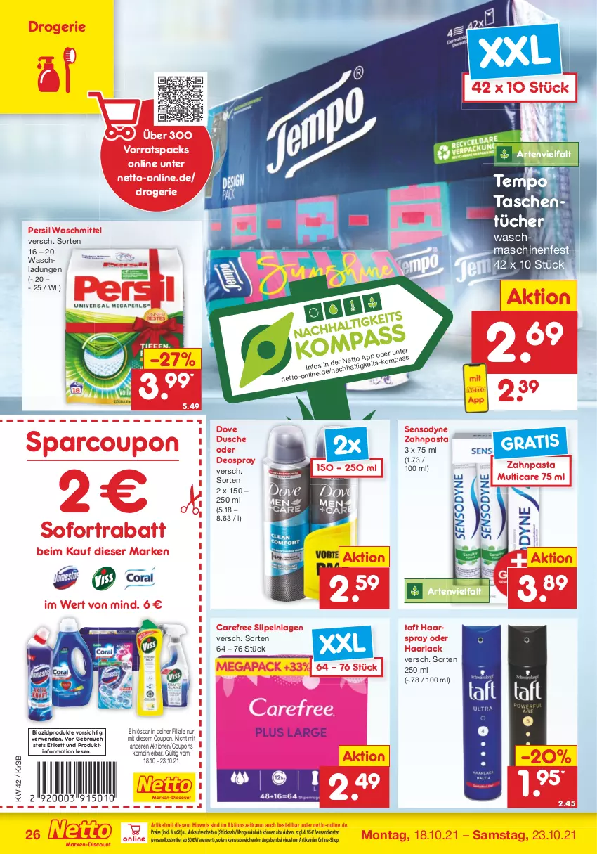 Aktueller Prospekt Netto Marken-Discount - Filial Angebote - von 18.10 bis 23.10.2021 - strona 26