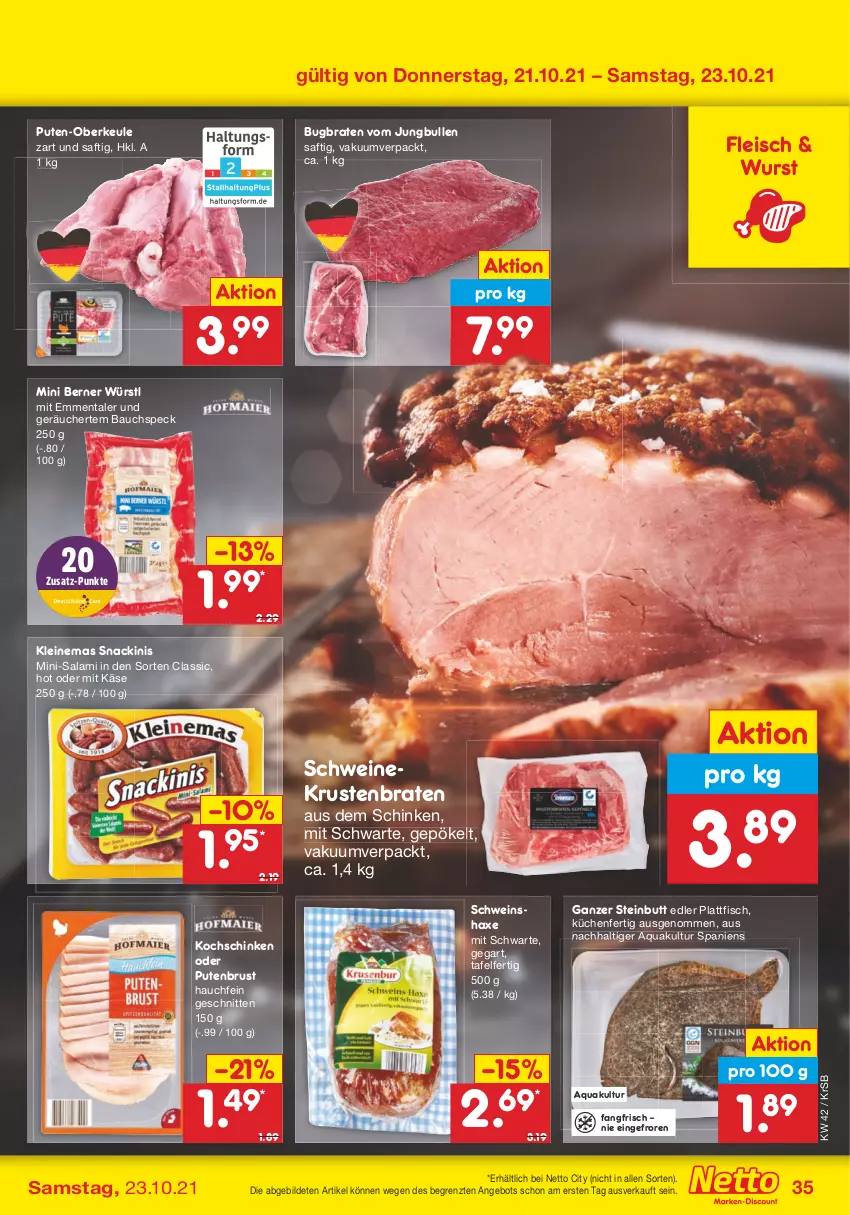 Aktueller Prospekt Netto Marken-Discount - Filial Angebote - von 18.10 bis 23.10.2021 - strona 35